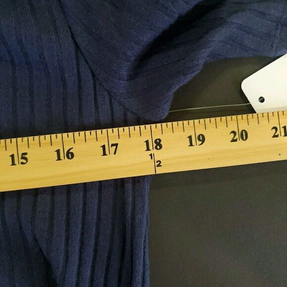 Soft Surrounding Dress PL Navy Blue Maxi Casual Coastal Minimalist - Picture 3 of 8